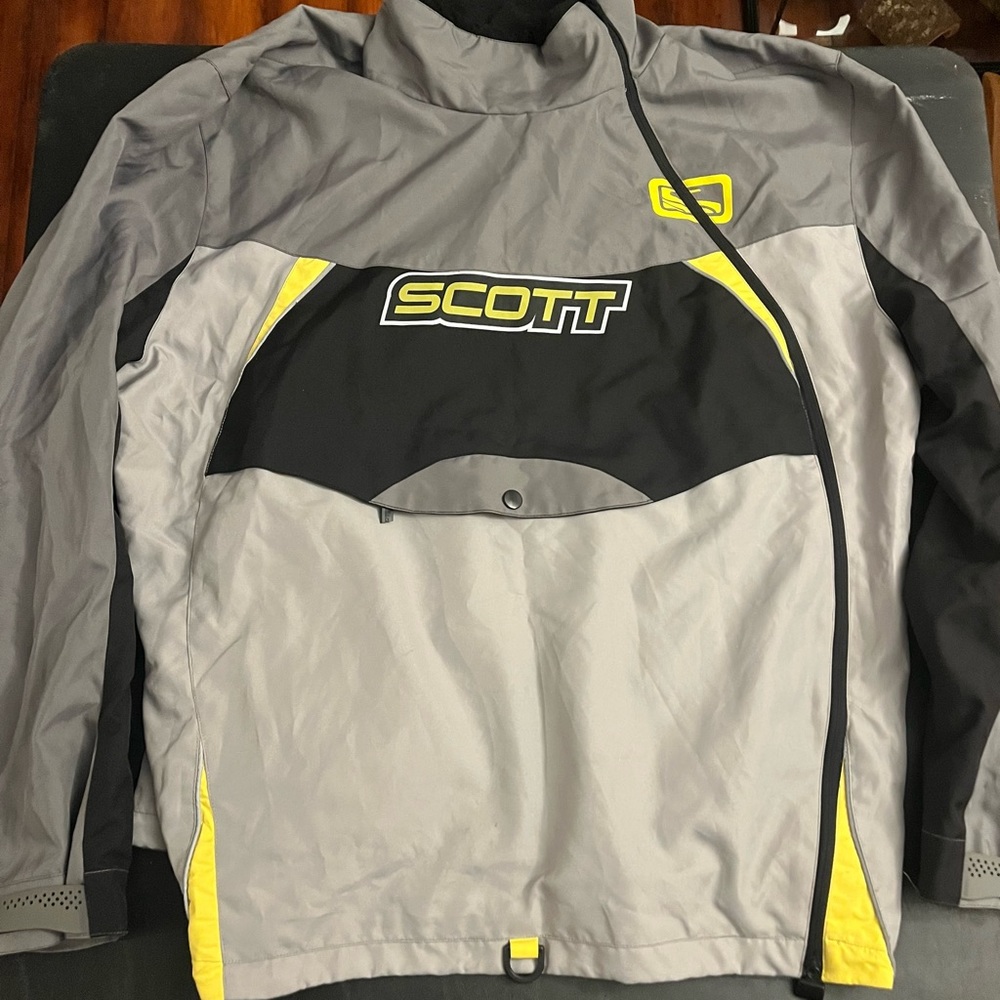 Scott Motorsports Reima Tec Waterproof Jacket Shell Mens XXL Grey